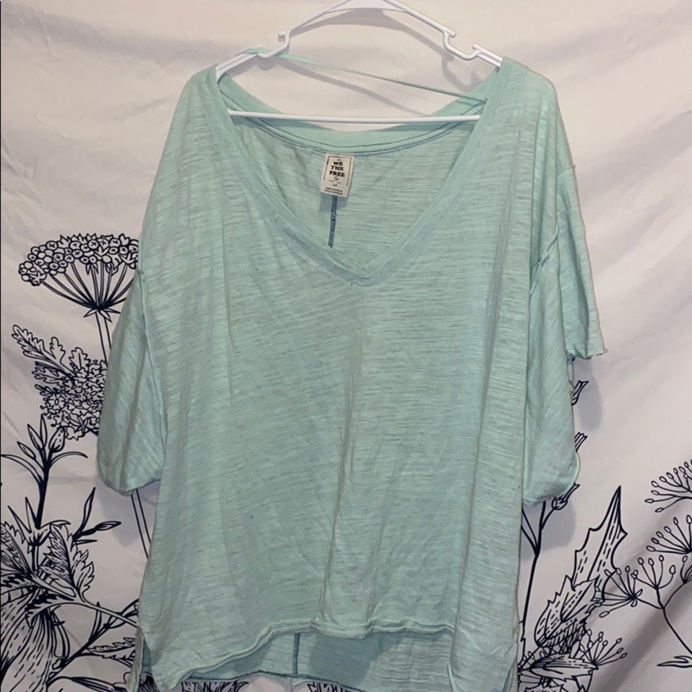 Size small lime green free people top